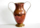 JOLI ANCIENNE JARRE, PICHET, CRUCHE, VASE, POT A ANSE En CUIVRE Et LAITON H:20cm / ART DECORATIF / DE LA TABLE (0507.14) - Cuivres