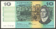 Australia 10 Dollars Johnston Fraser 1974 1991 XF Crisp - Nationalbank Ausgaben 1910