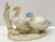 -SUJET DECORATIF 2 CANARDS/OIES PORCELAINE Signée REX VALENCIA HAND MADE SPAIN  E - Altri & Non Classificati