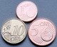 EuroCoins < Estonia > 1c+5c+10c Coins Set 2022 UNC  (Set 3 Coins) - Estonie
