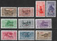 DODECANESE 1932 Stamps Of Italy Garibaldi Set With Overprint PATMOS Complete MH Set Vl. 17 / 26 - Dodecanese