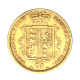 Royaume-Uni 1/2 Souverain Victoria Buste Jeune Et Armoiries 1885 Londres - 1/2 Sovereign