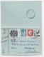 FRANCE COQ 2FR+ +DULAC IRIS CARTE LETTRE REC PROVISOIRE ORLEANS 30.11.1944 AU TARIF - 1944 Coq Et Maríanne D'Alger