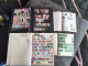 MONDE LOT VRAC + 2 ALBUM + RELIURE PLUSIEURS MILLIERS DE TIMBRES - Lots & Kiloware (mixtures) - Min. 1000 Stamps