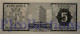 PARAGUAY 5 GUARANIES 1952 PICK 195a UNC - Paraguay