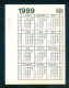 53150A / 1989 SPORT Soccer Fussball Calcio - FC VITOSHA LEVSKI Sofia  - Calendar Calendrier Kalender Bulgaria Bulgarie - Tamaño Grande : 1981-90