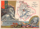 Image Chromos         90          Carte Géographique  Du Territoire De Belfort  11;5x8;5 Cm       (voir Scan) - Andere & Zonder Classificatie
