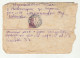 Russia USSR ONLY PART Of Letter Cover Posted 194? B230701 - Lettres & Documents