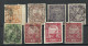 RUSSLAND RUSSIA 1921 Small Lot From Michel 156 - 161 O Incl. Some Paper Types - Used Stamps
