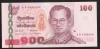 THAILAND P123 100 BAHT Dated 2009 But Issued 2010 #9R  Signature 81 KORN     UNC. - Thailand