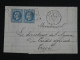 BU14  FRANCE BELLE LETTRE 1872 BAR S SEINE A TROYES C. AGRICOLE +NAPOLEON LAURéS 2X  N°29 + AFF.   PLAISANT+++ - 1863-1870 Napoléon III Lauré