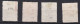 1956, 75 Ans De Service Télégraphique Chinois, Série Complètes , 4 Timbres , Voir Scan Recto Verso - Used Stamps