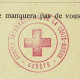 Carte Franc De Port  "Comité International Croix Rouge" Cachets Croix Gammée & Croix Rouge - Pas De Date - Rode Kruis