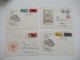 Delcampe - DDR Belegeposten Ab 1955 - 1980er Jahre / Viele FDC Echt Gelaufen In Die BRD / Etliches Aus Dem Bedarf! Insgesamt 240 St - Collections (without Album)