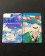 Mint USA UNITED STATES America USACard Prepaid Phonecard, Singapore Taisei International Coin Conven,Set Of 2 Mint Cards - Colecciones