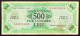 500 AM LIRE SERIE BILINGUE A....A 1943 R2 RR Mb/bb Naturale LOTTO 4441 - Allied Occupation WWII