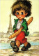 Michel Thomas Les Petits Pain Bread Tour Eiffel Enfant Child Bambino 子供 - C/N°113 En TB.Etat - Thomas