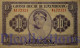 LUXEMBOURG 10 FRANCS 1944 PICK 44a VF - Luxembourg
