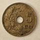 BELGIUM- 5 CENTIMES 1925. - 5 Centimes