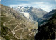 Gletsch Mit Grimsel Und Furkapass, Rhonegletscher, Galenstock (4620) * 24. 7. 1970 - Lens