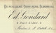 1882 Ed.Gondard Serrurerie Ferronnerie Moulins Allier => Budot Briqueterie Devenue Musée à Ciry Le Noble Saone Et Loire - 1800 – 1899