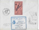 ALGERIE LETTRE PAR AVION  XXe ANNIVERSAIRE 1er COURRIER POSTAL AERIEN FRANCE AMERIQUE DU SUD 2 MARS 1948 - Poste Aérienne