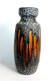 VALLAURIS - JOLI VASE LAVE Et CERAMIQUE EMAILLÉ - POT VINTAGE ART DECO - 19x7cm / ART DECORATIF FRANCAIS (2006.14) - Vallauris (FRA)