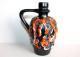 VALLAURIS - JOLI PICHET CRUCHE CARAFE LAVE Et CERAMIQUE EMAILLÉE - DESIGN 19x9cm / ART DECORATIF FRANCAIS (2006.15) - Vallauris (FRA)