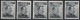 DODECANESE 1916 Black Overprint 20 Ct + "island" On Italian Stamps 15 C Black Vl. 8 MH 5 Different - Dodecaneso