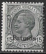 DODECANESE 1921 Black Overprint PATMOS On 15 Ct. Black Vl. 10 MH - Dodekanisos