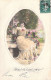 FANTAISIE - Femme - AHK 250 - Médaillon - Carte Postale Ancienne - Women