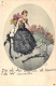 FANTAISIE - Femme - Mode - Illustration Signée KABY - Carte Postale Ancienne - Femmes