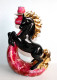 CORONETTI CUNARDO - STATUE BOUGEOIR, VASE CHEVAL ETALON En FAIENCE EMAILLÉ 30cm / ART DECORATIF (2006.2) - Unclassified