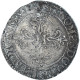 Monnaie, France, Henri III, Franc Au Col Plat, 1578, Dijon, Tréflée, TB+ - 1574-1589 Heinrich III.