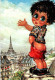 Michel Thomas Pipi Panorama Tour Eiffel Enfant Child Bambino 子供 - C/100-9 En B.Etat - Thomas