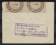 LUXEMBOURG 1916 - YT 96 X2 Sur ESC - CAD LUXEMBOURG VILLE POUR FRIBOURG SUISSE - 1914-24 Maria-Adelaide