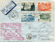 SAINT PIERRE ET MIQUELON LETTRE  RECOMMANDEE PAR AVION AVEC CACHET "...1ere LIAISON POSTALE AERIENNE 31 AOUT 1948..".... - Brieven En Documenten