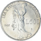 Monnaie, Italie, 500 Lire, 1987, Rome, Leopardi, SPL, Argent, KM:132 - Commémoratives