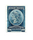 ARGENTINA 1901 OFFICIAL STAMP BLUE 30 CENTS Scott 035 D29 MINT HINGED - Nuovi