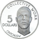 Monnaie, Guyana, 5 Dollars, 1976, Franklin Mint, BE, SPL, Argent, KM:43a - Guyana