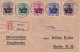 GERMAN OCCUPATION 1916 MICHEL No: 1 -  5  On R - Letter Sent From KALISZ To BERLIN - Brieven En Documenten