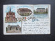 Litho 1898 Gruss Aus Brühl Mit Königl. Schloss, Lehrer Seminar Und Kath. Kirche. Verlag F. Manger Cöln - Gruss Aus.../ Grüsse Aus...