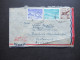 Bolivien 1954 Via Aerea / Luftpost Nach Riezlern Österreich Mit Bahnpoststempel Lindau - Nürnberg Zug 00873 - Bolivie