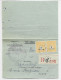 FRANCE ARC TRIOMPHE 2F PAIRE LETTRE COVER REC FRANCHISE PARIS 123 5.4.1945 AU TARIF RARE - 1944-45 Arco Del Triunfo