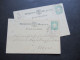 Altdeutschland Bayern Um 1878 2x Ganzsache 5 Pfennig Stempel Nürnberg Und München 1x Nach Ottensen Bei Hamburg - Enteros Postales