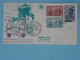 BU18  ALGERIE   BELLE  LETTRE FDC 1954 ALGER A BORDEAUX FRANCE   + AFF .INTERESSANT+ - FDC