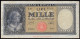 Italy 1000 Lire 1947 VF Banknote - 1000 Lire