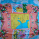 Foulard VINTAGE, Souvenir De DJIBOUTI, 78 Cm X 90 Cm - Hoofddoeken En Sjaals