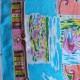 Foulard VINTAGE, Souvenir De DJIBOUTI, 78 Cm X 90 Cm - Hoofddoeken En Sjaals