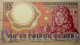 NETHERLAND 25 GULDEN 1955 PICK 87 XF W/PIN HOLES - 25 Gulden